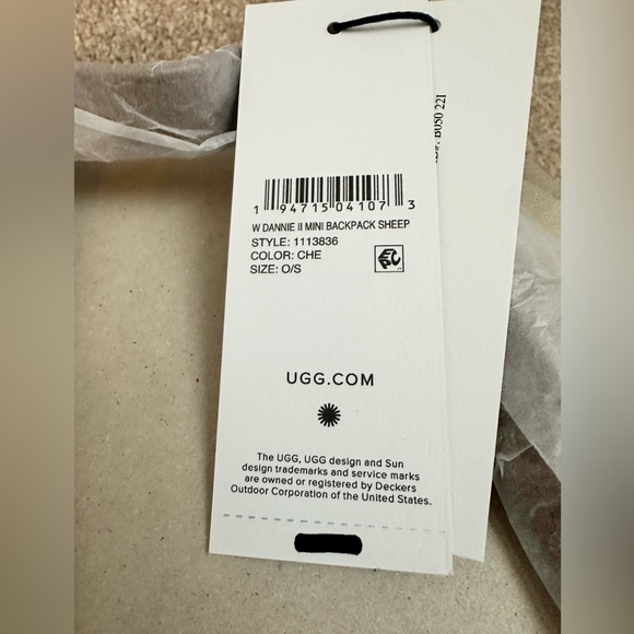 UGG Mini Backpack with Sheepskin - Picture 5 of 6